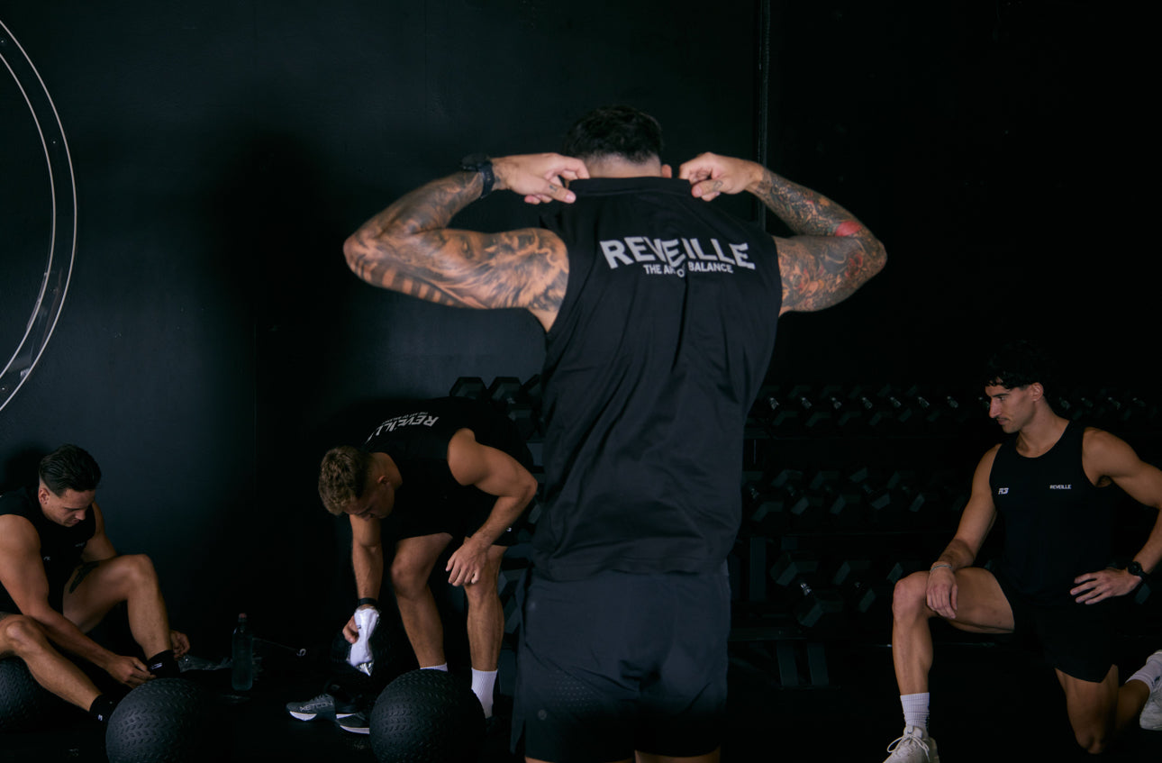 R3 Oversized Tank - Black/Grey