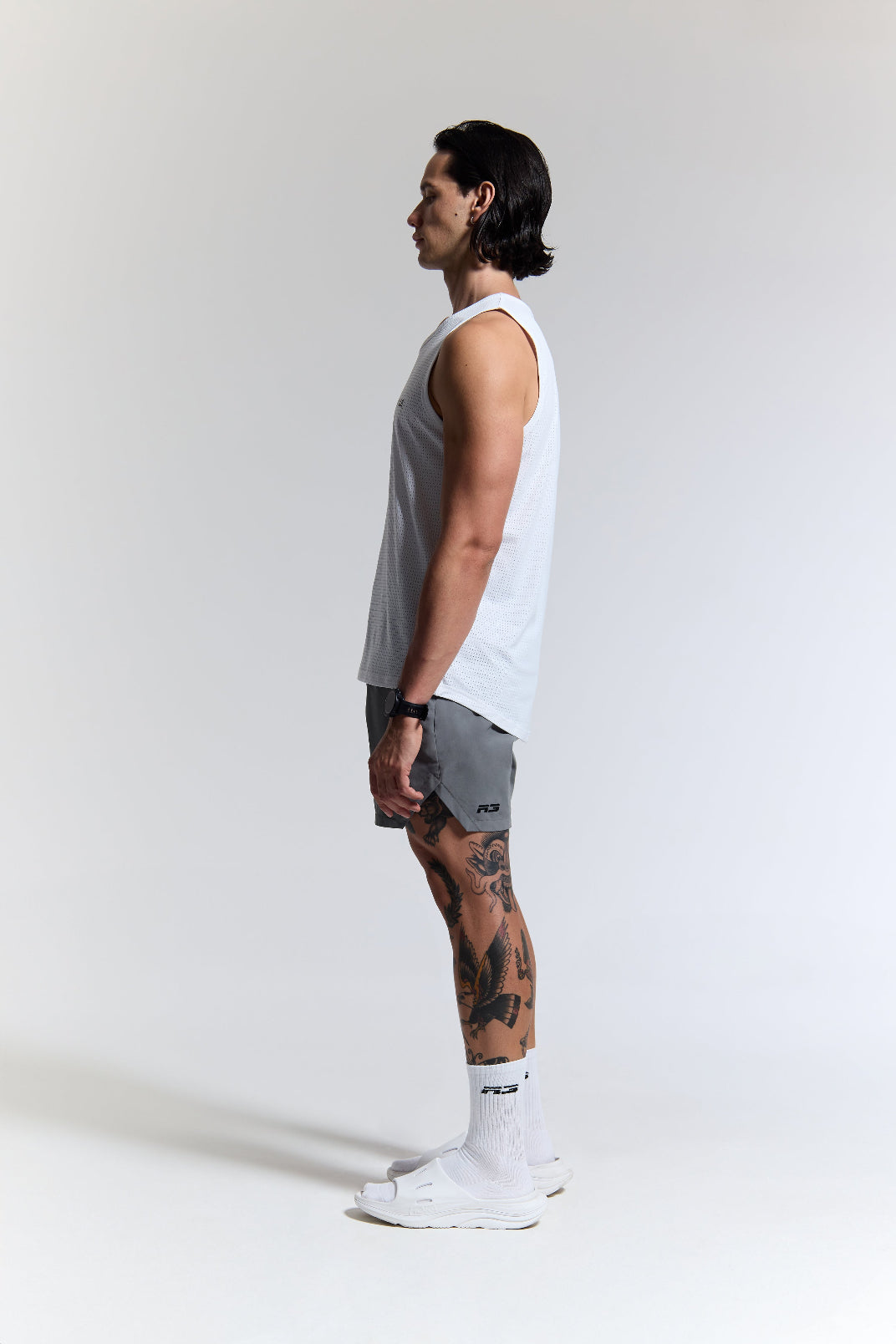 R3 Training Singlet - White