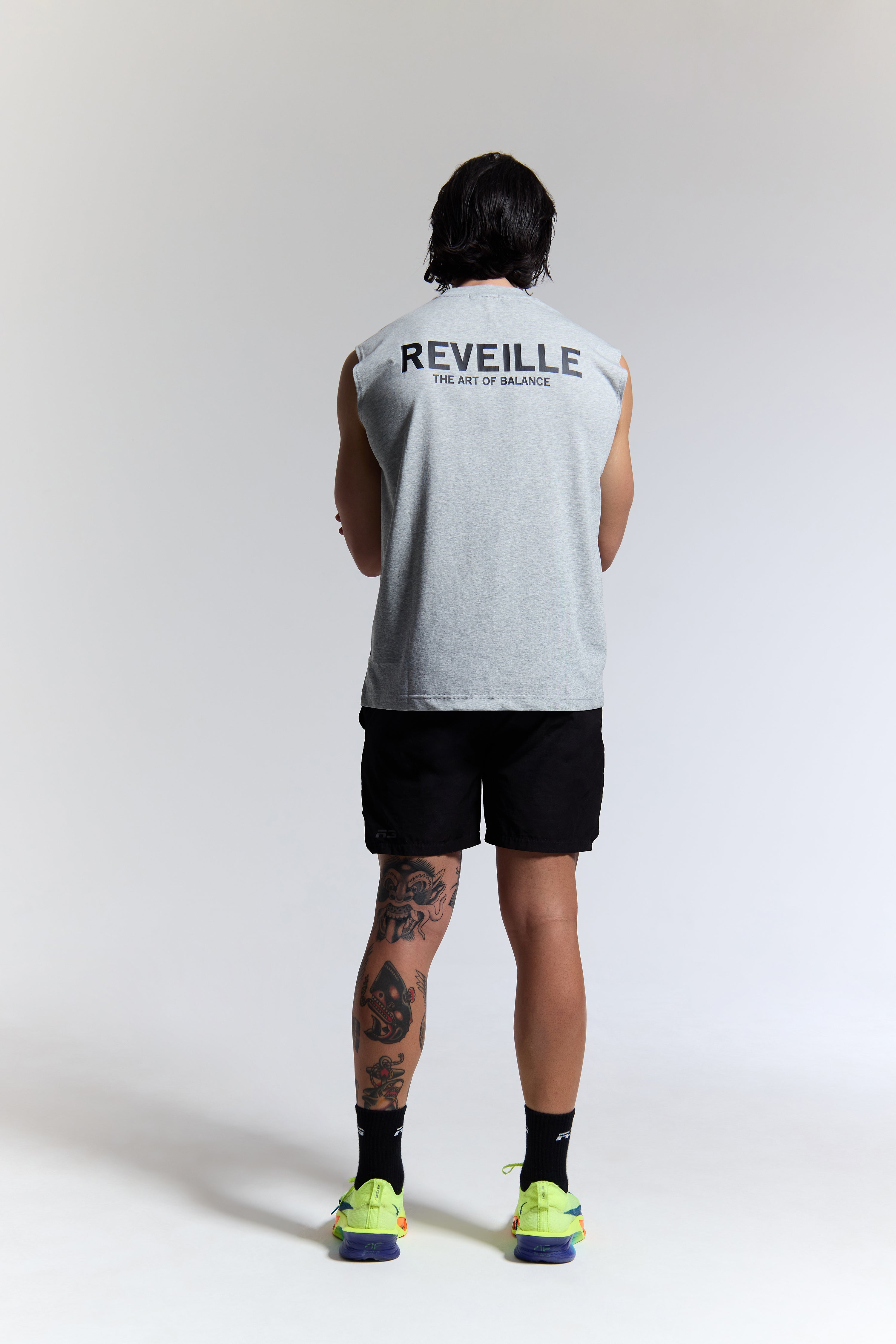 R3 Oversized Tank - Heather Grey