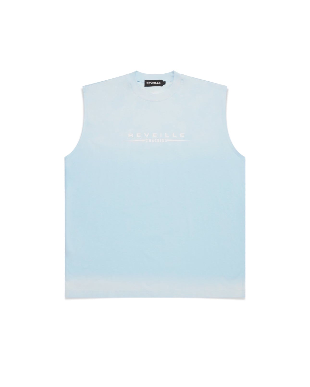Sunfaded Oversized Tank - Baby Blue