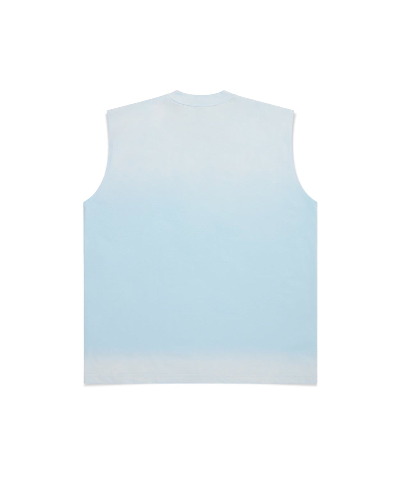Sunfaded Oversized Tank - Baby Blue