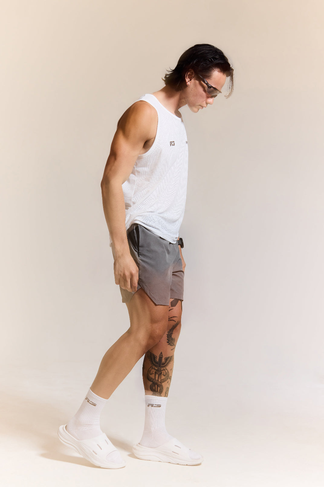 R3 Training Singlet (White)