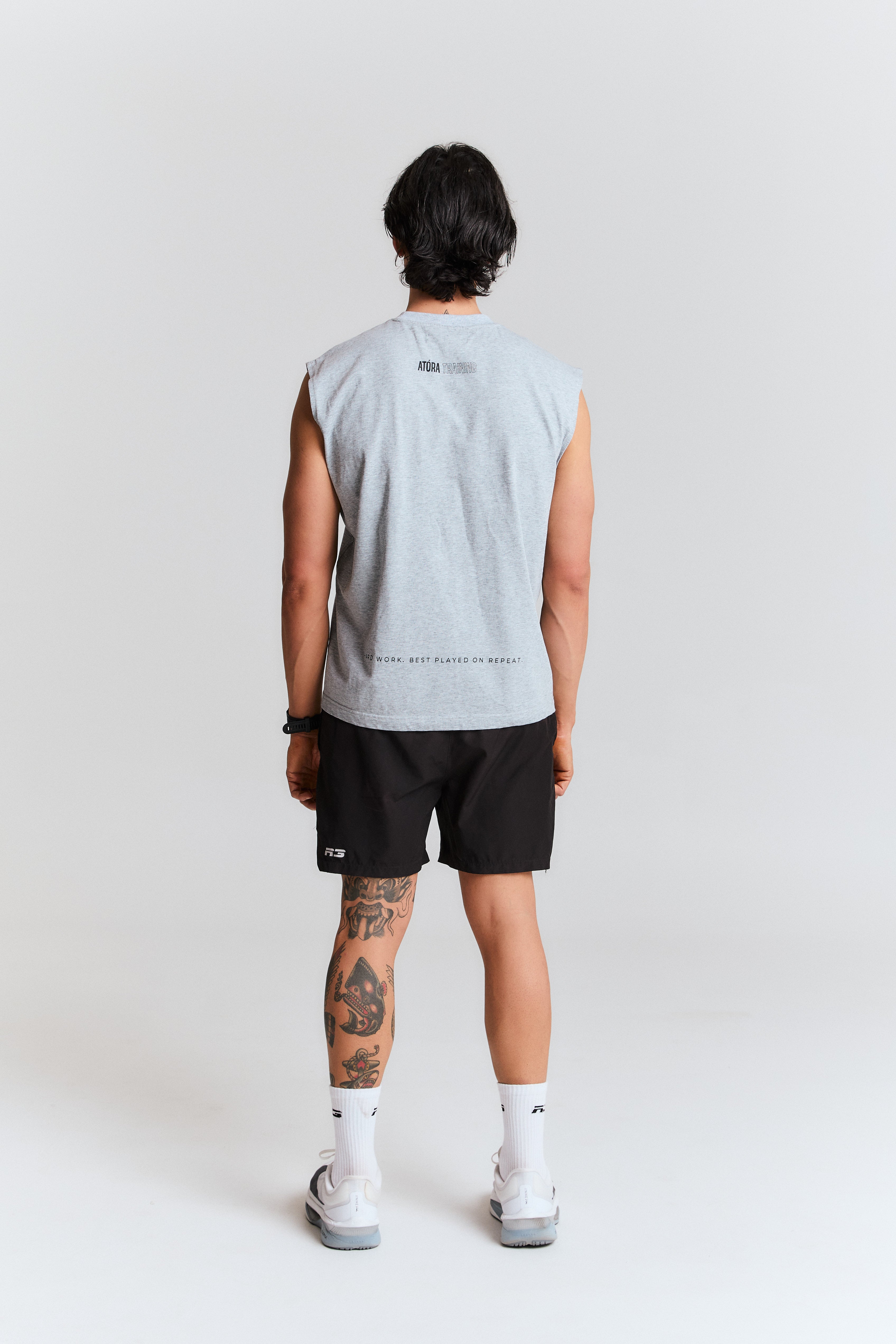 R3 ATÓRA Oversized Tank - Heather Grey