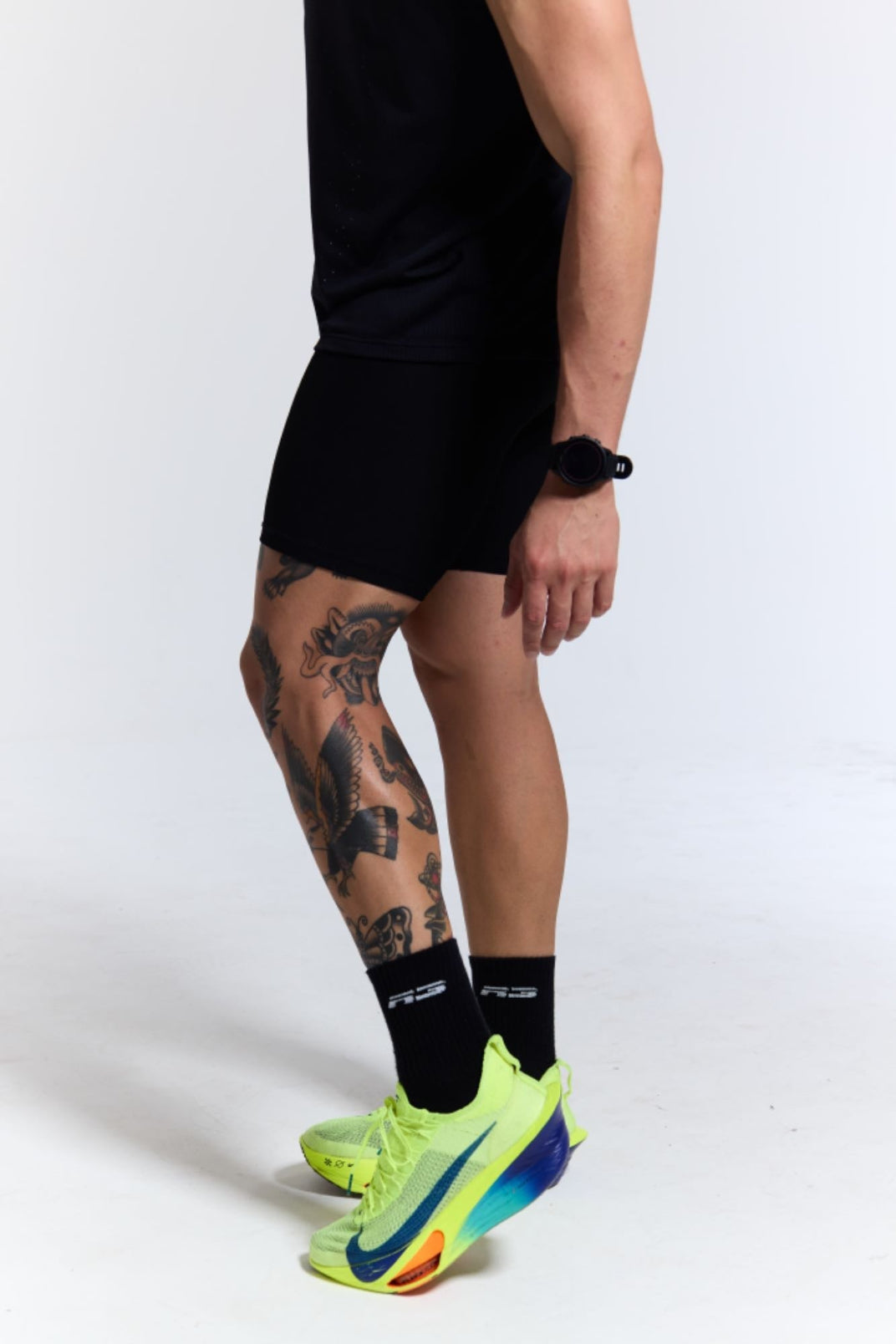 R3 Training Sock - Black (3 Pack)